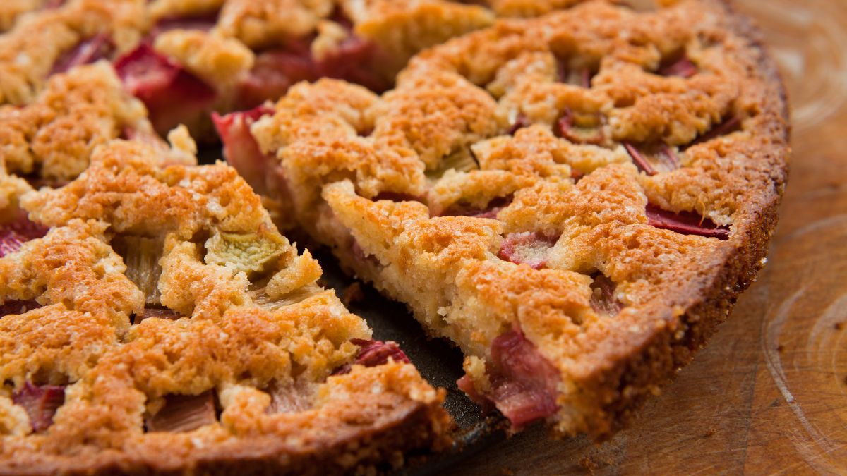 Ciasto z rabarbarem - Pyszności