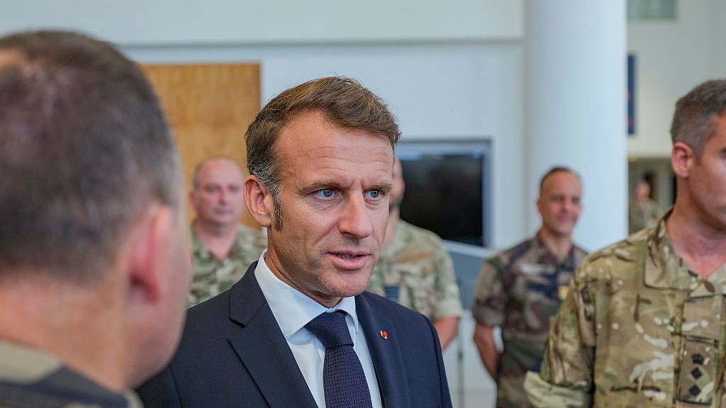 Prezydent Francji Emmanuel Macron