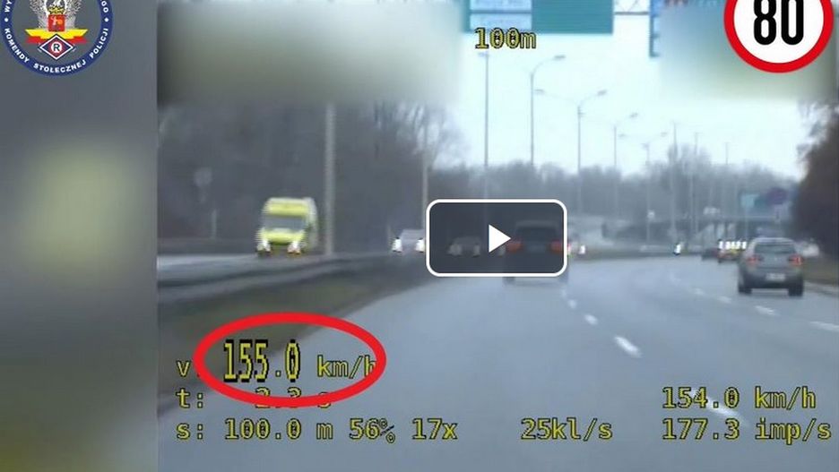 Warszawa. "Wisłostrada to nie autostrada". Pędzą nawet 155 km/h