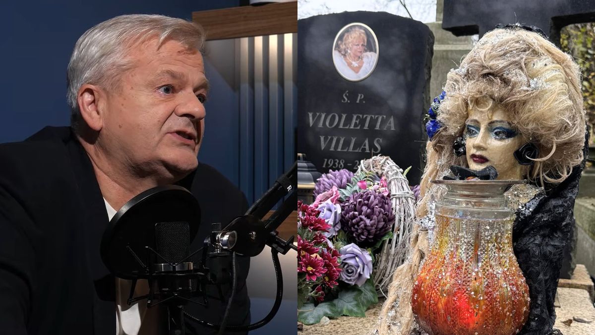 Syn Violetty Villas o "głowie" na grobie artystki 