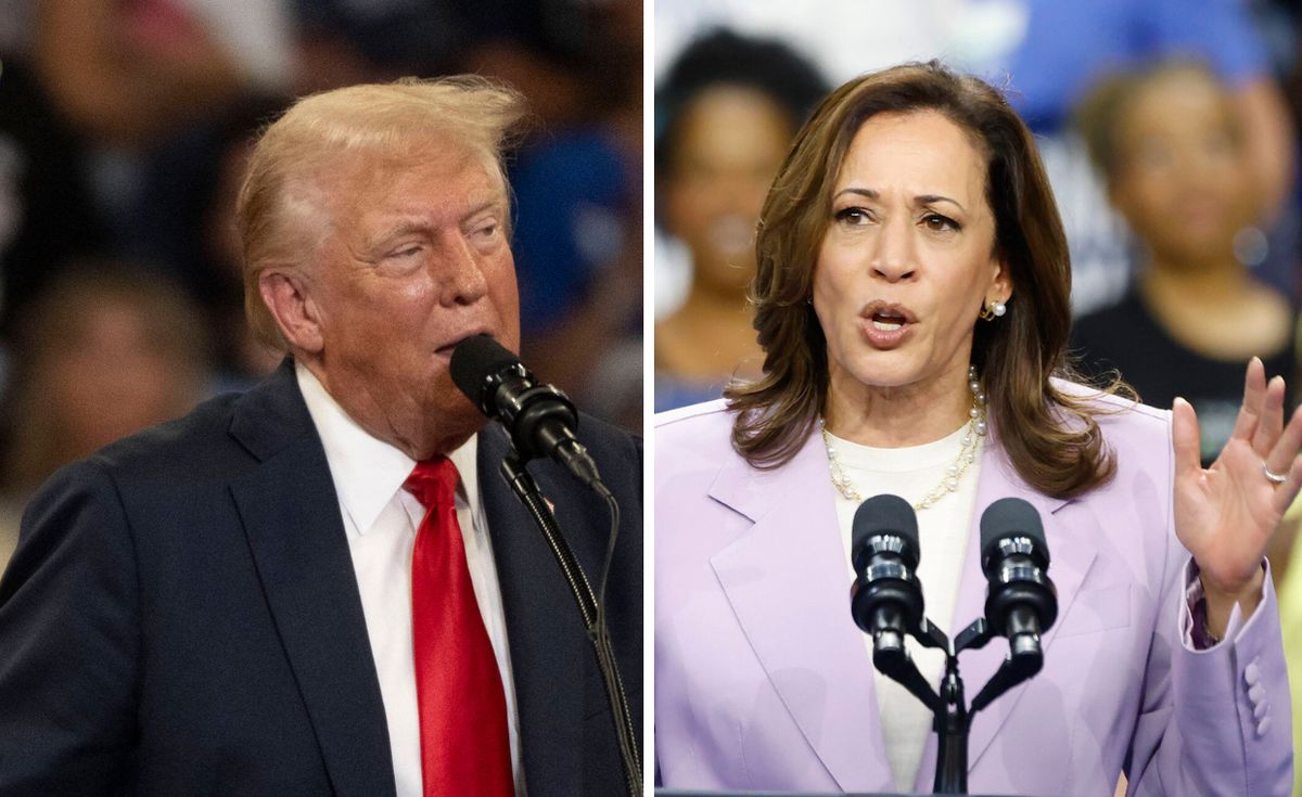 Kamala Harris, Donald Trump, sondaż Pierwszy taki wynik. Ogromna zmiana w sondażu w USA