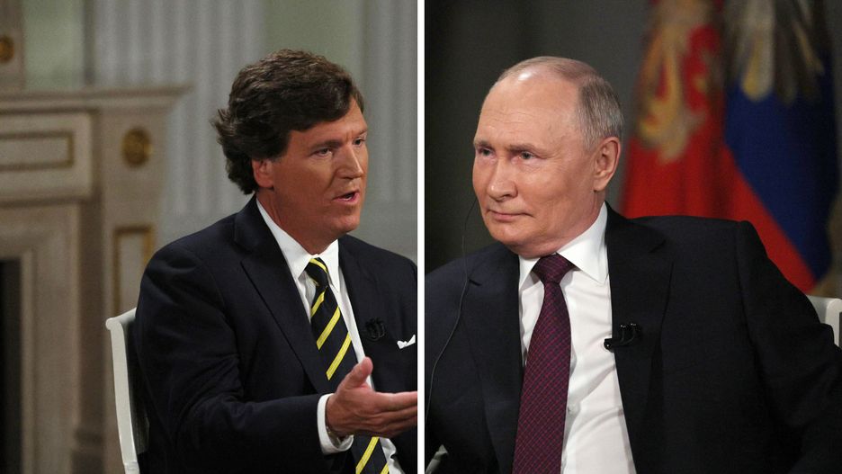 Tucker Carlson przeprowadził wywiad z Władimirem Putinem