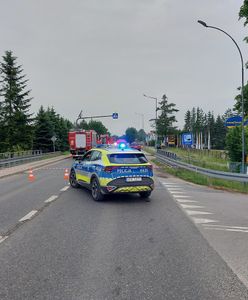 Wyciek gazu na stacji paliw. Akcja służb trwa już kilkanaście godzin