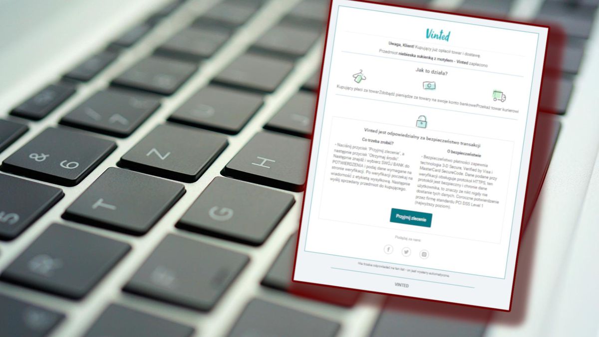 Oszustwo "na Vinted"