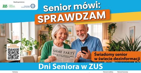 Senior mówi: SPRAWDZAM! Dni Seniora w ZUS