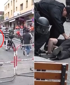 Groził kilofem i odpaleniem bomby. Strzały w Hamburgu na oczach polskich kibiców