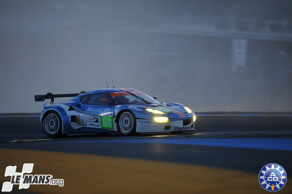 Jeden z dwóch Lotusów Evora GTE w Le Mans.