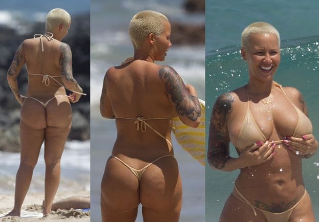 Amber Rose w skąpym bikini (ZDJĘCIA)