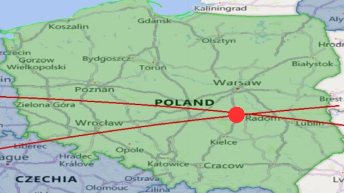 Kosmos 482 nad Polską