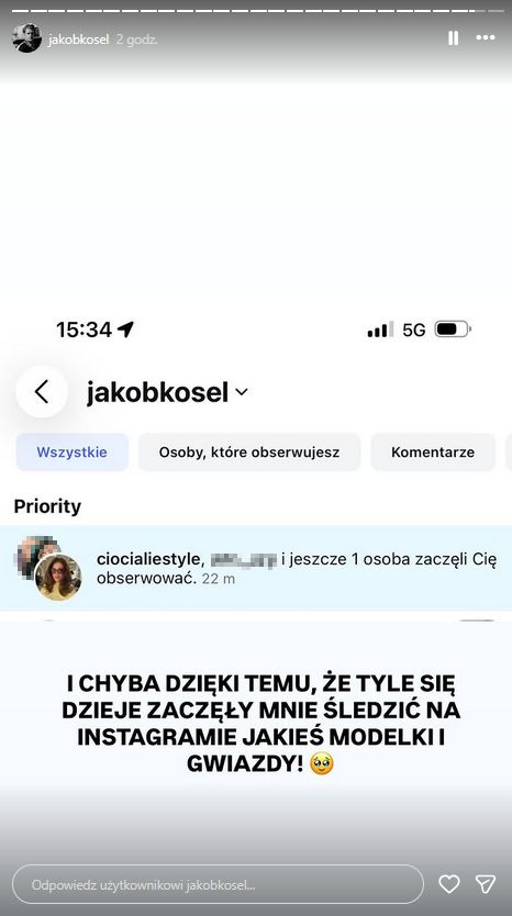Najnowsze publikacje Jakoba Kosela na Instagramie