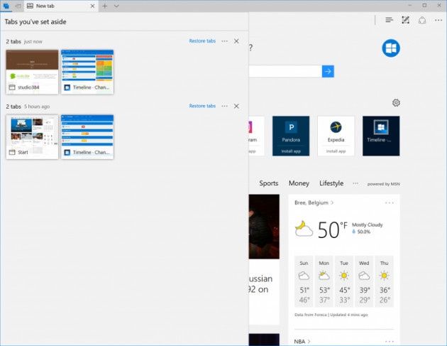 Windows 10 Edge