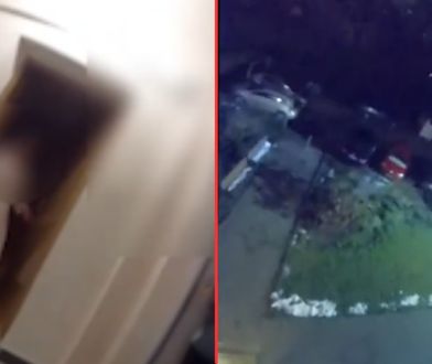 Wynieśli kobiety z płonącego budynku. Nagranie akcji ratunkowej z Krakowa