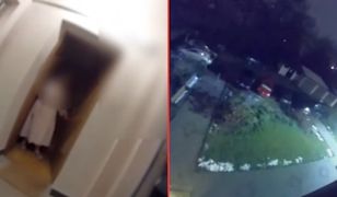 Wynieśli kobiety z płonącego budynku. Nagranie akcji ratunkowej z Krakowa