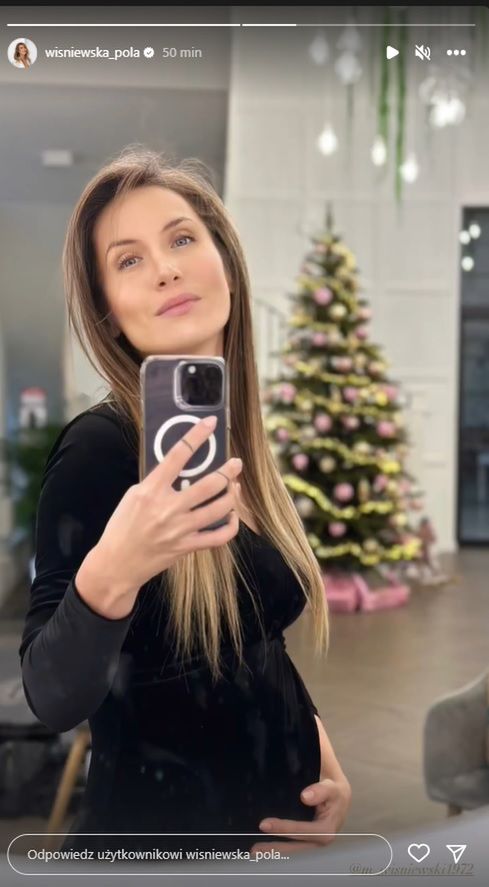 Pola Wiśniewska w ciąży