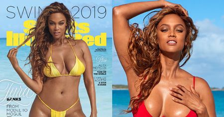 45-letnia Tyra Banks trafiła na okładkę "Sports Illustrated Swimsuit Issue"!
