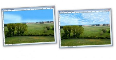 Photoshop: trochę lepsze chmury