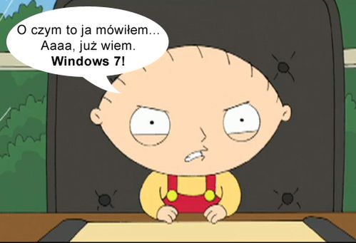 Family Guy + Windows 7 = bardzo kiepskie połączenie