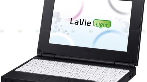 Nuda... nic się nie dzieje... a oto kolejny netbook - NEC LaVie Light 1