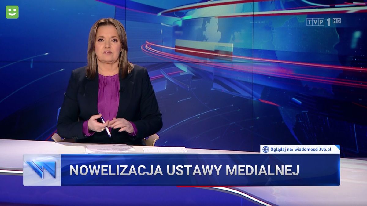TVP zaskoczyło ws. "lex TVN". Jest materiał "Wiadomości" (screen/TVP1)