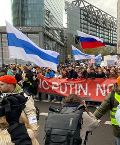Protest w Berlinie. Setki osób wyszły na ulice. Wściekli na Putina