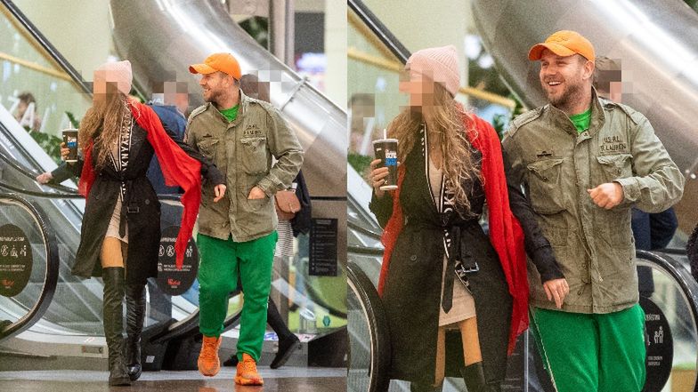 Antek Królikowski z ukochaną w kinie