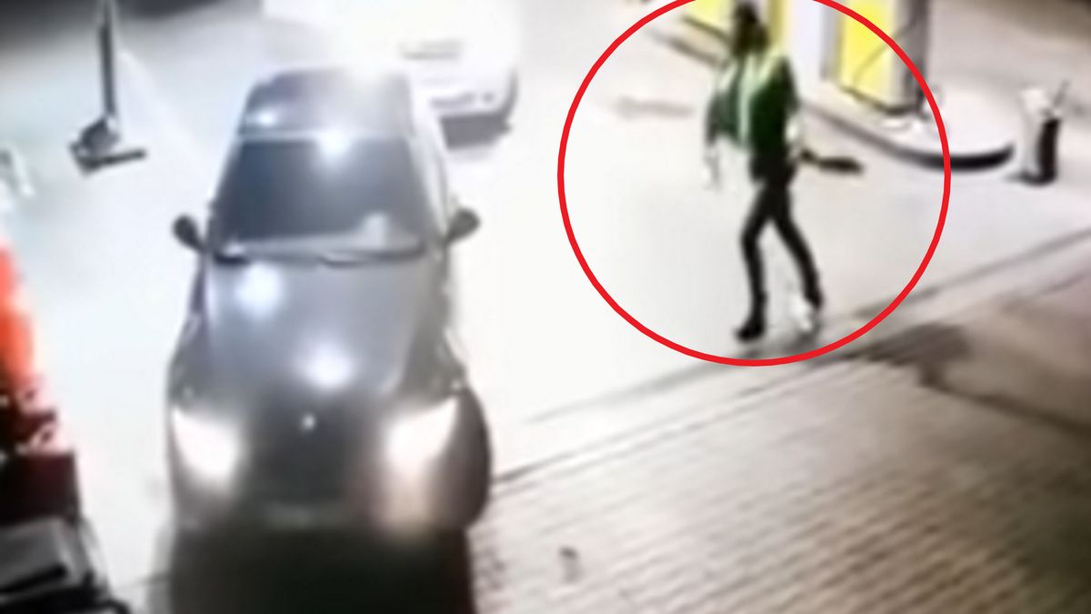 Policjanci z Komisariatu Policji w Żabnie zatrzymali mężczyznę, który na stacji benzynowej rzucił się z maczetą na kierowcę bmw.
