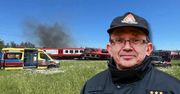 "Katastrofa lądowa". Strażak mówi o szczęściu w nieszczęściu