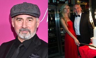 Jacek Kopczyński prezentuje kadr z wesela. Panna młoda wybrała CZERWONĄ suknię ślubną od projektantki Agaty Dudy (FOTO)