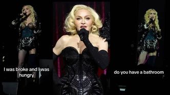 Madonna SZOKUJE wyznaniem na koncercie i zdradza, CO ROBIŁA, by móc wziąć prysznic. "Umawiałam się z mężczyznami i..." (WIDEO)