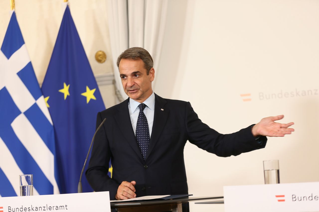 Greek Prime Minister Kyriakos Mitsotakis