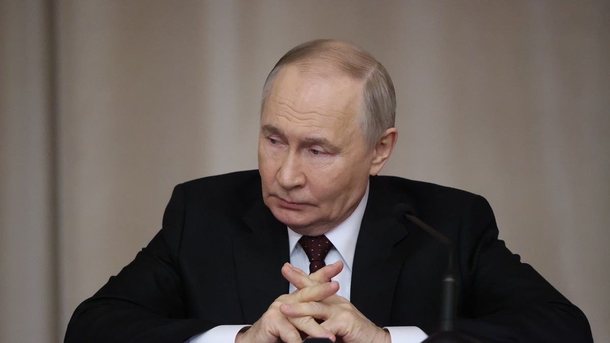 President Putin Takes Part In Annual Meeting With Judges At Russia's Supreme Court
MOSCOW, RUSSIA - FEBRUARY 19: Russian President Vladimir Putin grimaces during a meeting at the Supreme Court, on February 19, 2026, in Moscow, Russia. Putin visited the Supreme Court to hold an annual meeting with top judges judges. (Photo by Contributor/Getty Images)
Contributor
bestof, topix