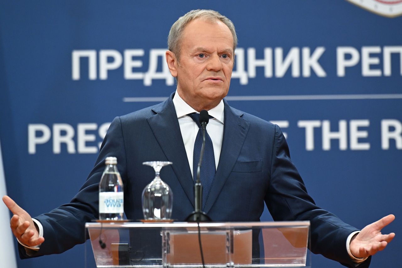 Donald Tusk w Belgradzie