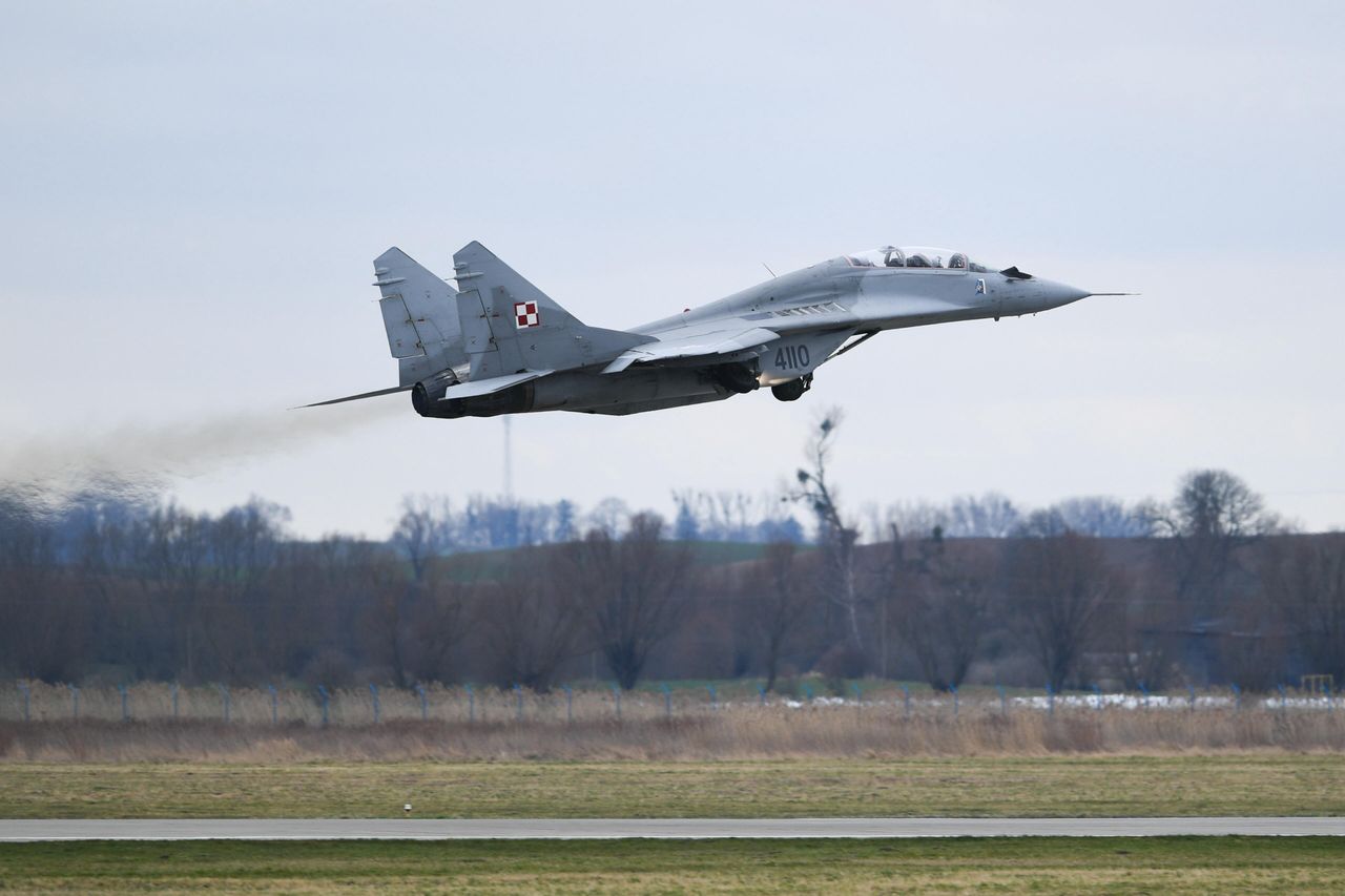 Alarm w polskiej przestrzeni powietrznej. Polskie myśliwce w akcji