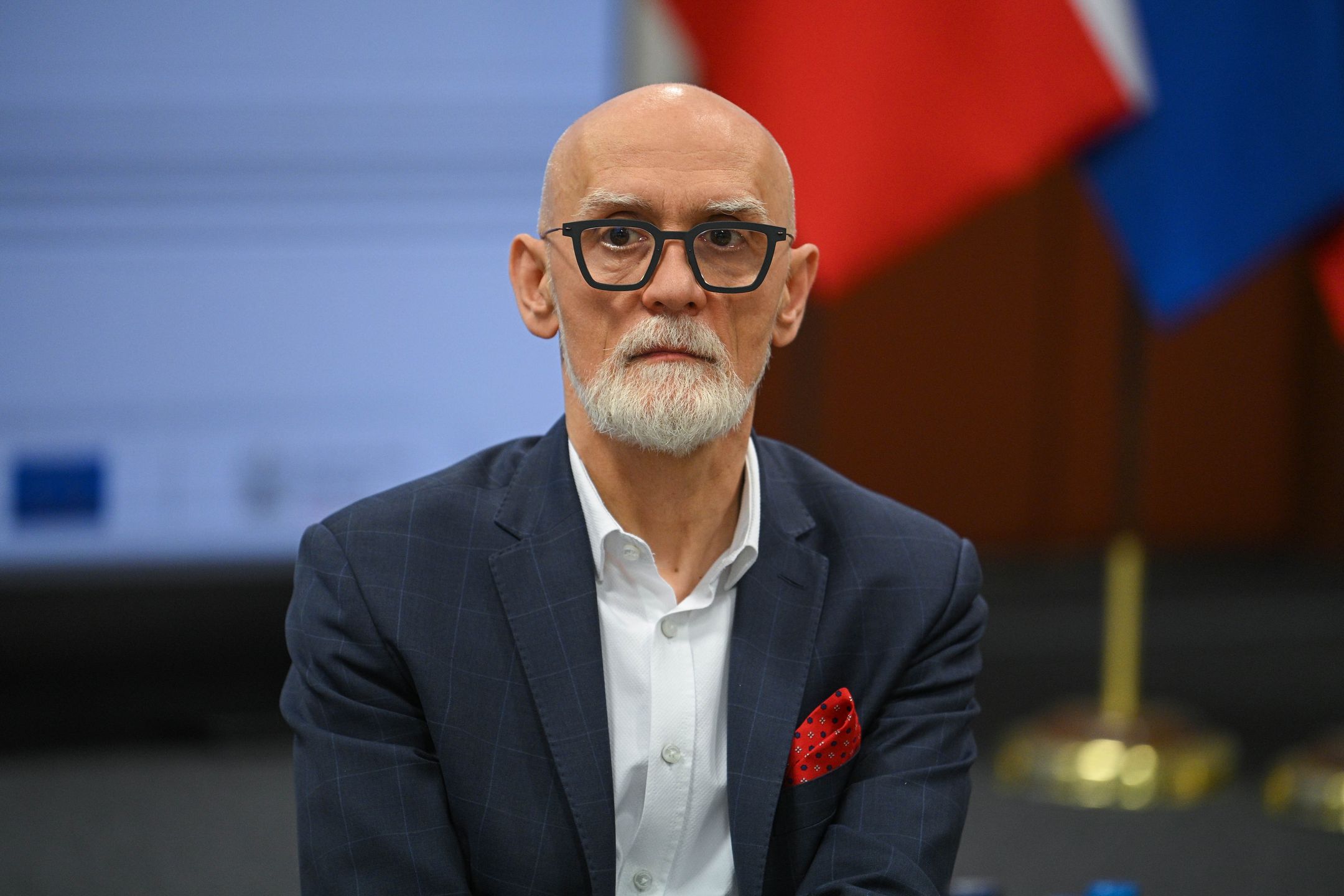 Warszawa, 18.03.2026. Wiceminister zdrowia Tomasz Maciejewski podczas konferencji prasowej prasowej nt. wdrożenia centralnej e-rejestracji, 18 bm. w siedzibie Ministerstwa Zdrowia w Warszawie, 18 bm. (ad) PAP/Marcin Obara