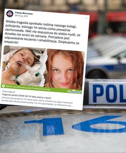 14-letnia córka policjanta zachorowała na COVID-19. Mundurowi apelują o pomoc