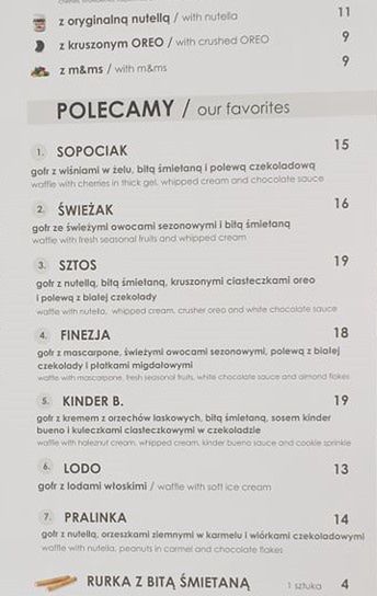 Gofr rekordzista kosztuje 20 zł