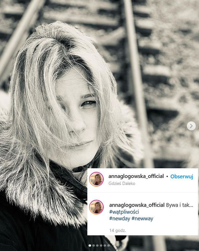 Anna Głogowska na Instagramie