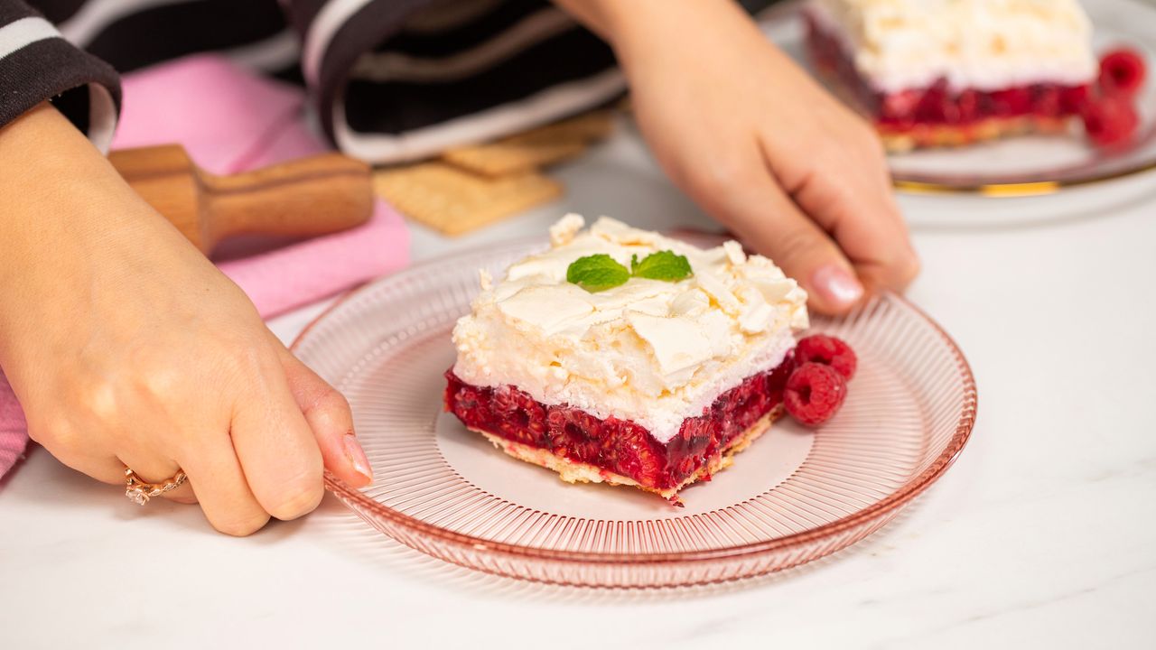 Malinowa Chmurka w wersji fit. Można ją jeść bez wyrzutów sumienia