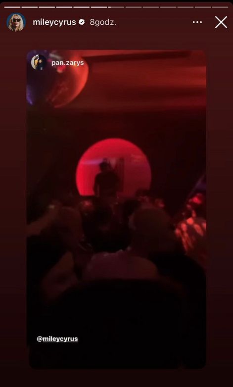 Miley Cyrus pokazała nagranie z polskiego klubu LGBT Metropolis