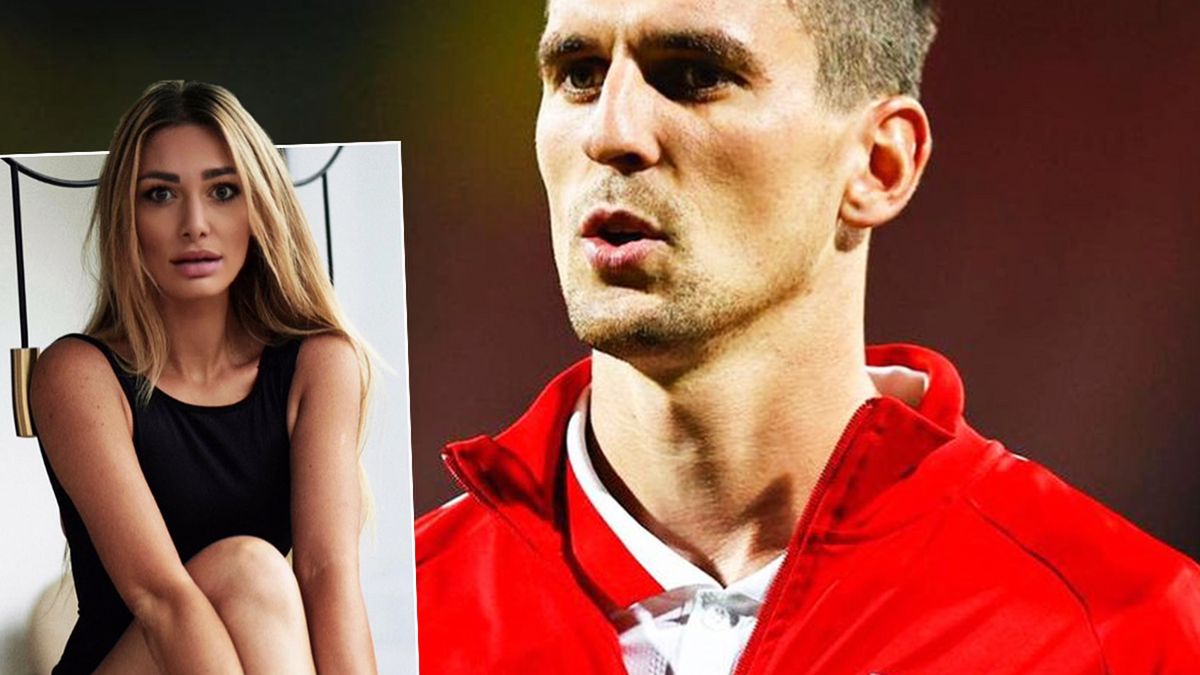 Arkadiusz Milik i Jessica Ziółek