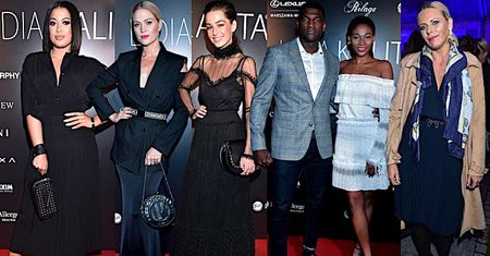 Gwiazdy na pokazie haute couture Lidii Kality: Patricia Kazadi, Marysia Sadowska, Agnieszka Więdłocha