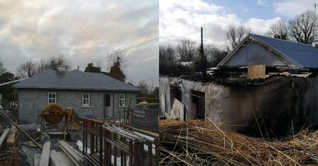 Irlandczycy stracili wszystko. Dom w 4 tygodnie odbudowali sąsiedzi