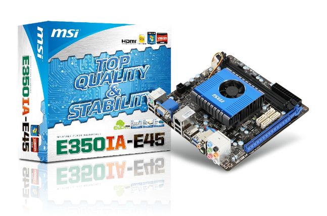 E350IA-E45 - domowa platforma multimedialna od MSI