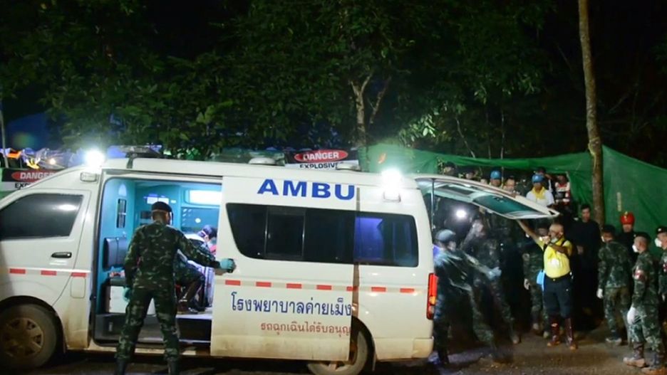 Z jaskini Tham Luang w Tajlandii ratownicy wyciągnęli już ośmiu chłopców