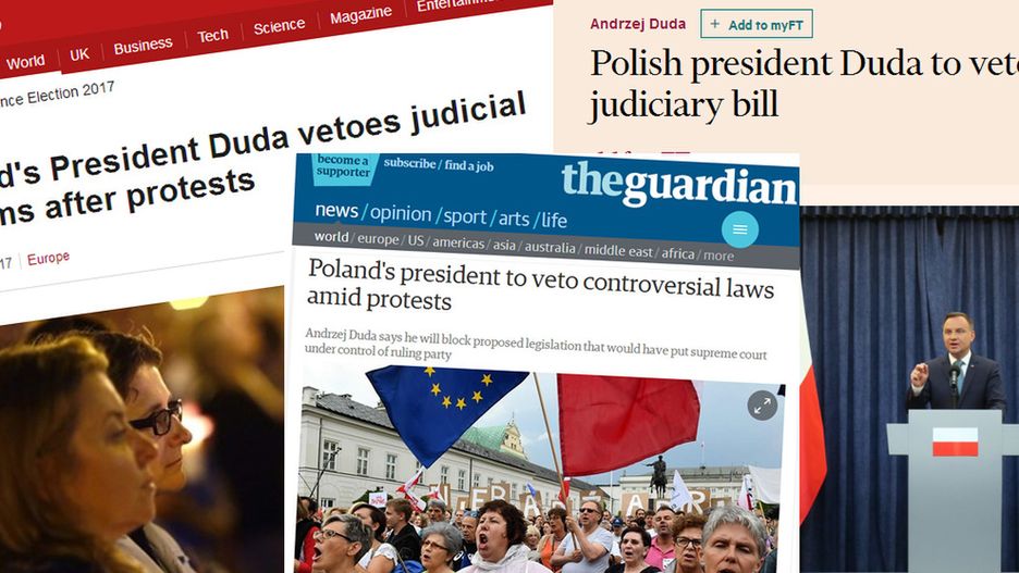 Czołówki brytyjskich mediów