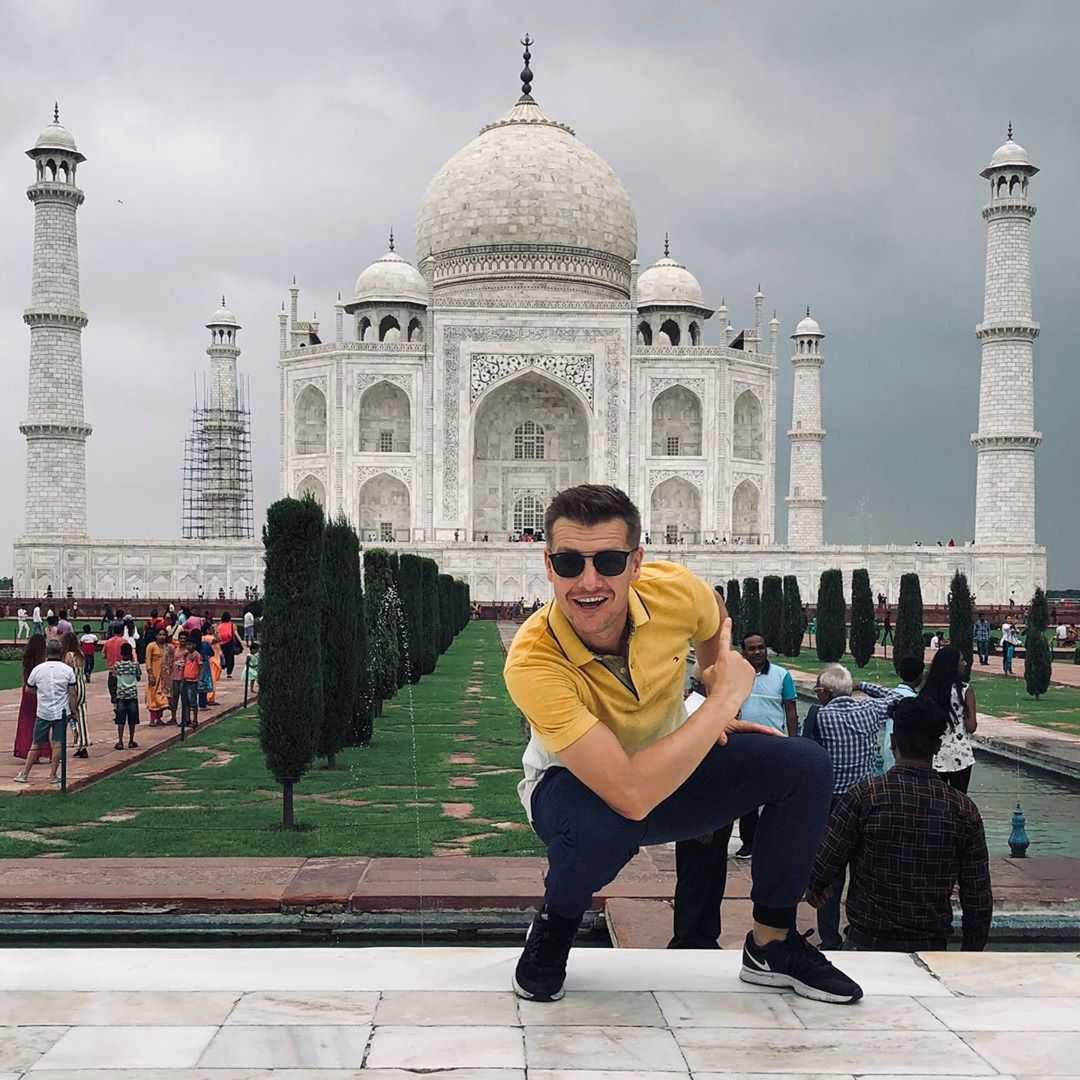 Rafał Mroczek w Indiach