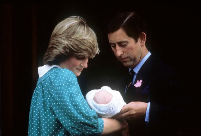 Księżna Diana z mężem i synem 