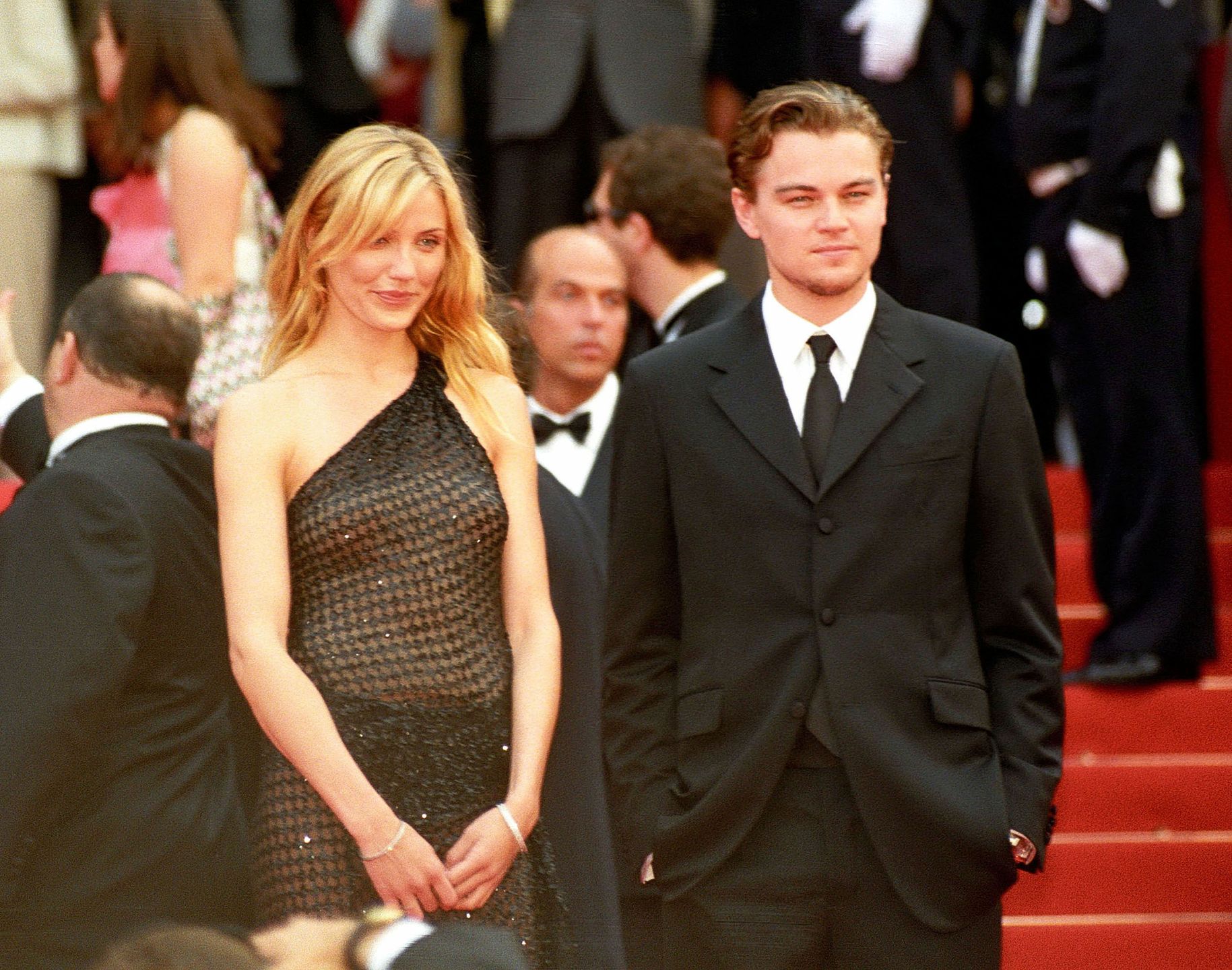 May 17, 2003; CANNES , FRENCH RIVIERA, FRANCE; Actors CAMERON DIAZ and LEONARDO DICAPRIO at the Gangs of New York Premiere Mandatory Credit: Photo by Frederic Injimbert/ZUMA Press. (�) Copyright 2003 by Frederic Injimbert  /OKO NA SWIAT 