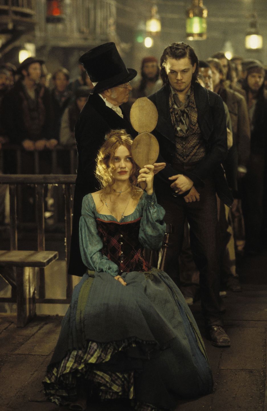 Dec 04, 2002; Los Angeles, CA, USA; Actor LEONARDO DICAPRIO and Actress CAMERON DIAZ in the movie 'The Gangs of New York.' Mandatory Credit: Photo by Mario Tursi/Miramax Films/ZUMA Press. (�) Copyright 2002 by Mario Tursi/Miramax Films 