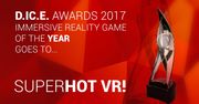 SuperHot VR jednym ze zwycięzców DICE Awards